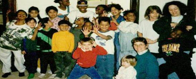 First Banyan Community kids club picture taken in 1997