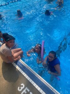 Youth swimming